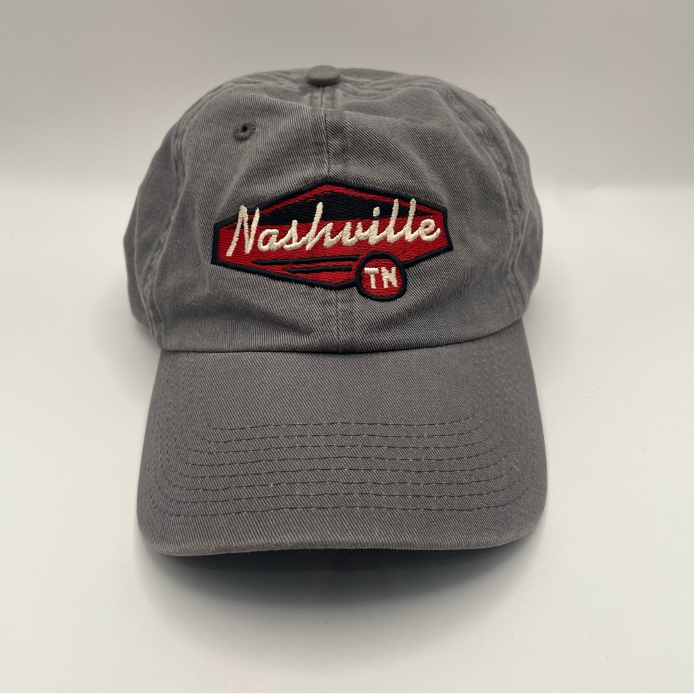 Vintage Nashville, TN  Trucker Hat Grey